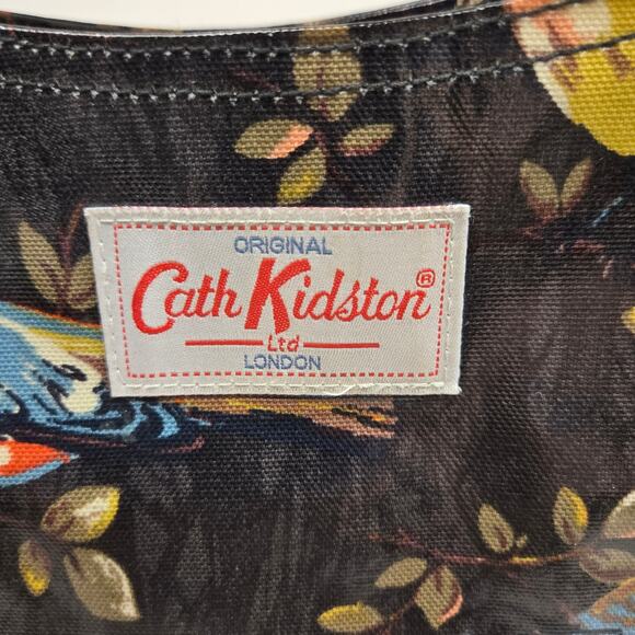 Cath Kidston London Garden Bird Motif Multicolor Oilcloth Day Bag Charming - Picture 3 of 10